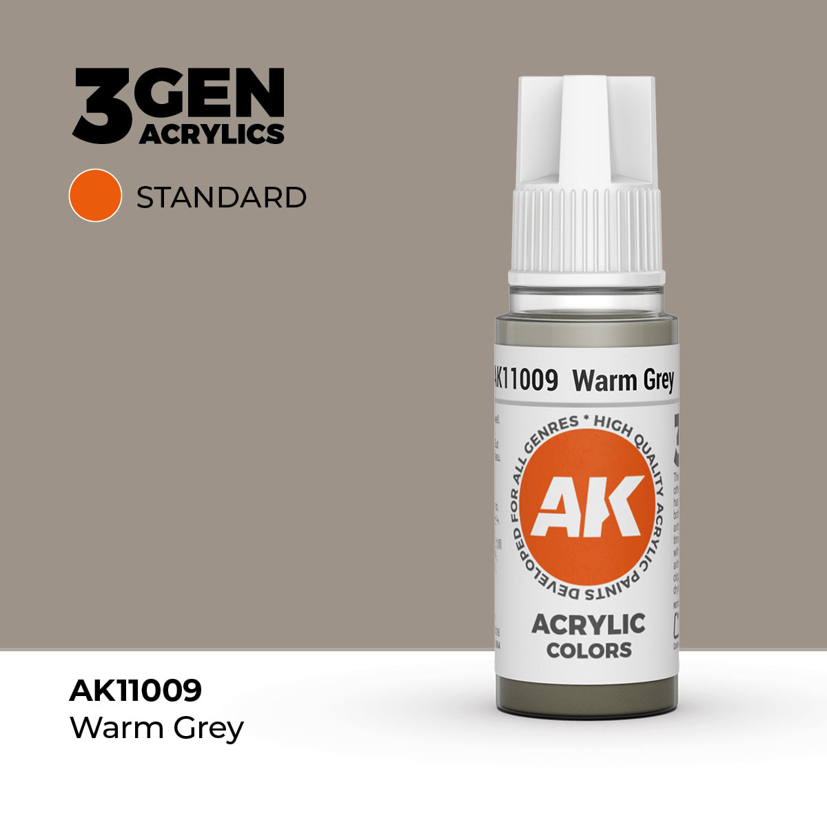アグリン AK Interactive 3GEN: Warm Grey (17ml) (AK11009) – Gnomish Bazaar