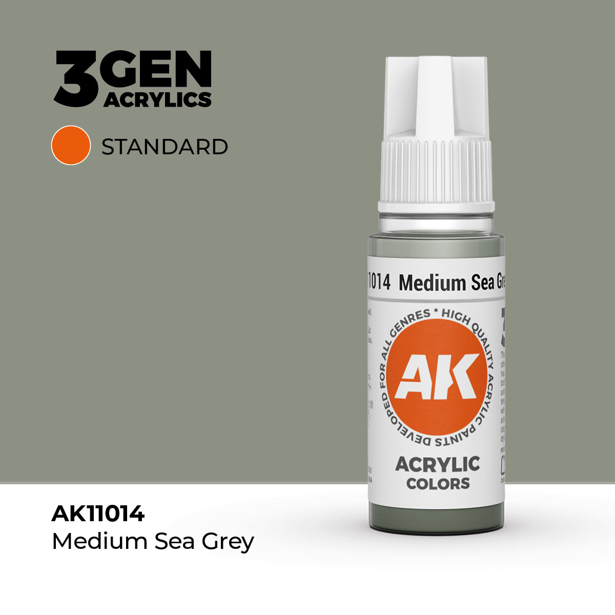 AK Interactive 3GEN: Medium Sea Grey (17ml) (AK11014) – Gnomish Bazaar