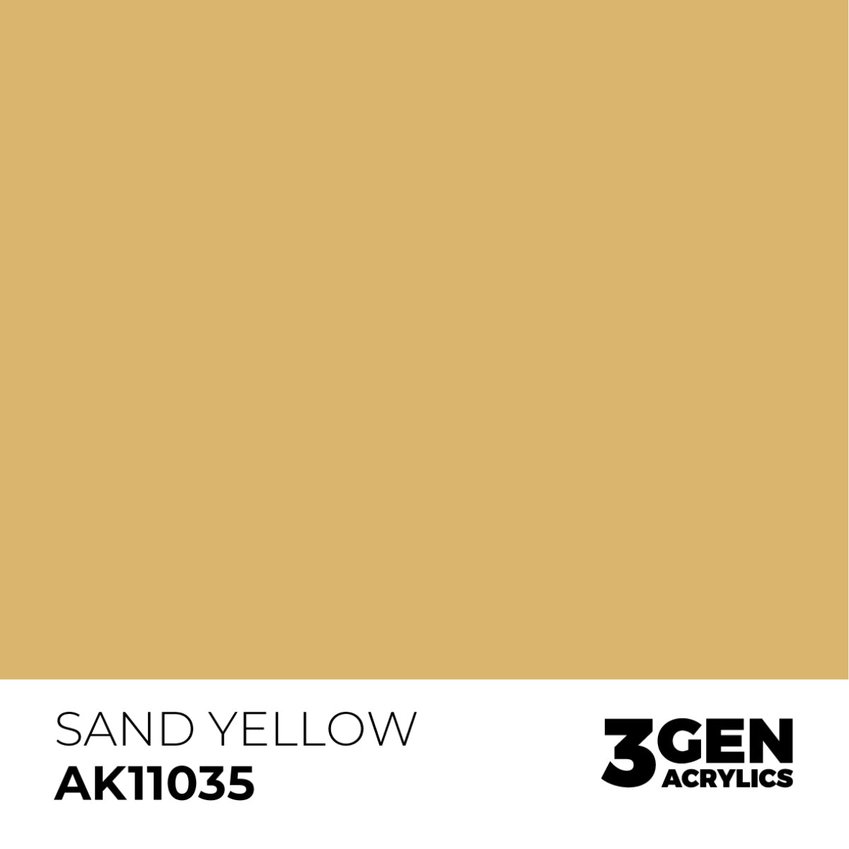 AK Interactive 3GEN: Sand Yellow (17ml) (AK11035) – Gnomish Bazaar