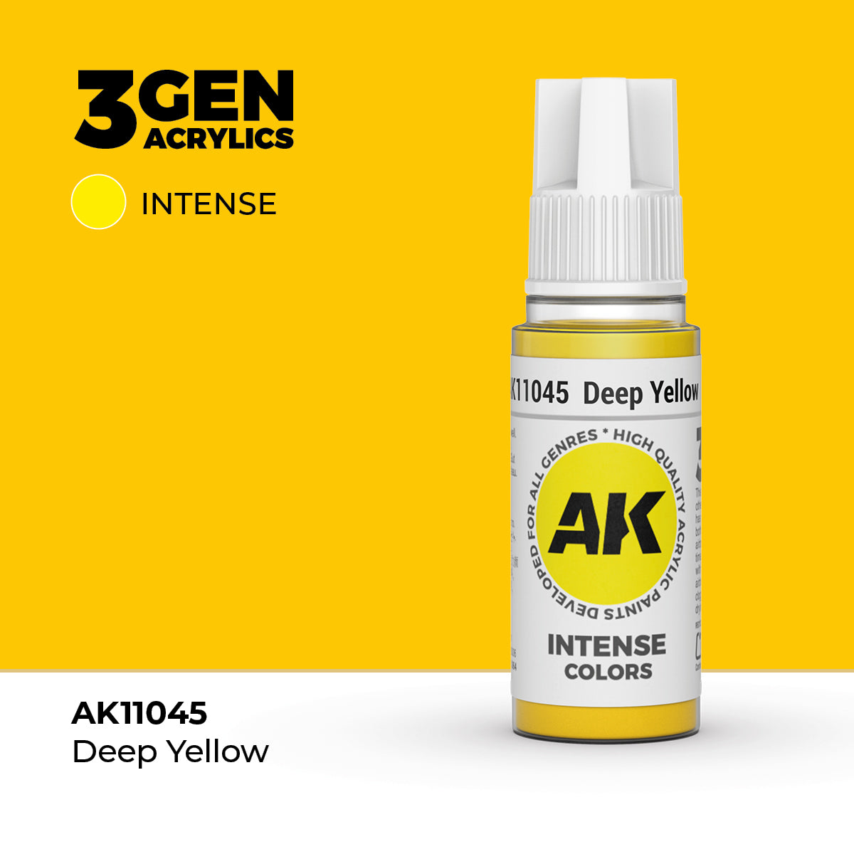 ak⭐︎ AK Interactive 3GEN: Deep Yellow - Intense (17ml) (AK11045
