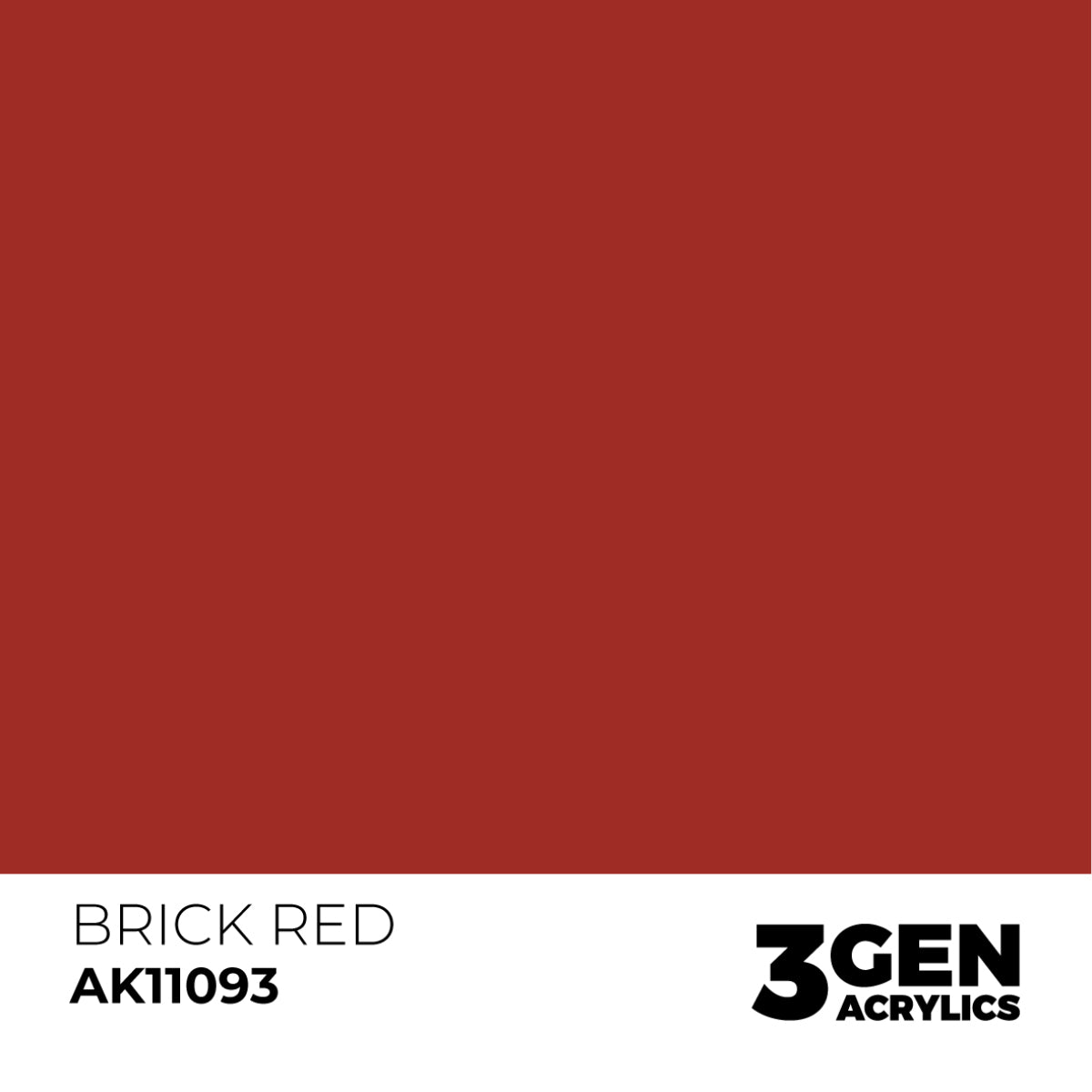AK Interactive 3GEN: Brick Red (17ml) (AK11093) – Gnomish Bazaar