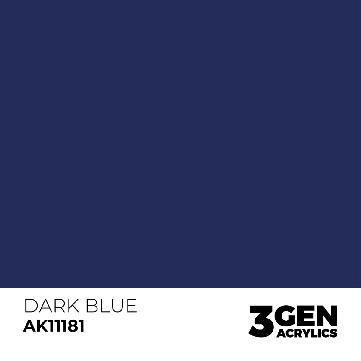 AK Interactive 3GEN: Dark Blue (17ml) (AK11181) – Gnomish Bazaar