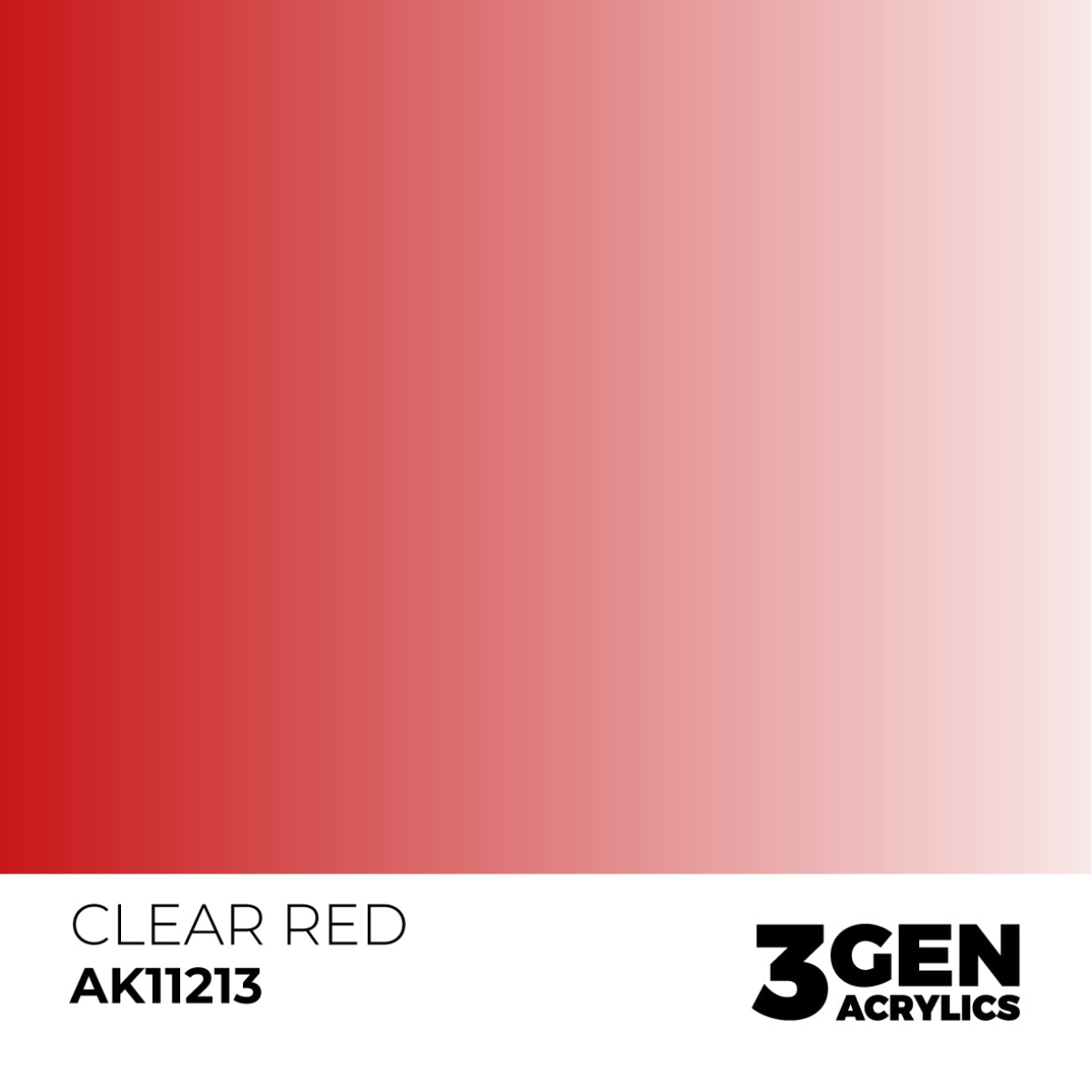AK Interactive 3GEN: Clear Red (17ml) (AK11213) – Gnomish Bazaar