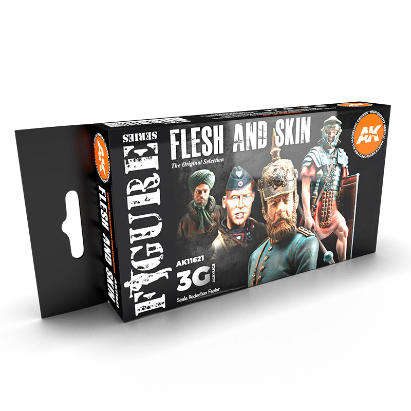 【コレクターズアイテム】モロッカン・グリーンスキン・アゲート AK Interactive 3GEN: Flesh and Skin Set - The Original Selection