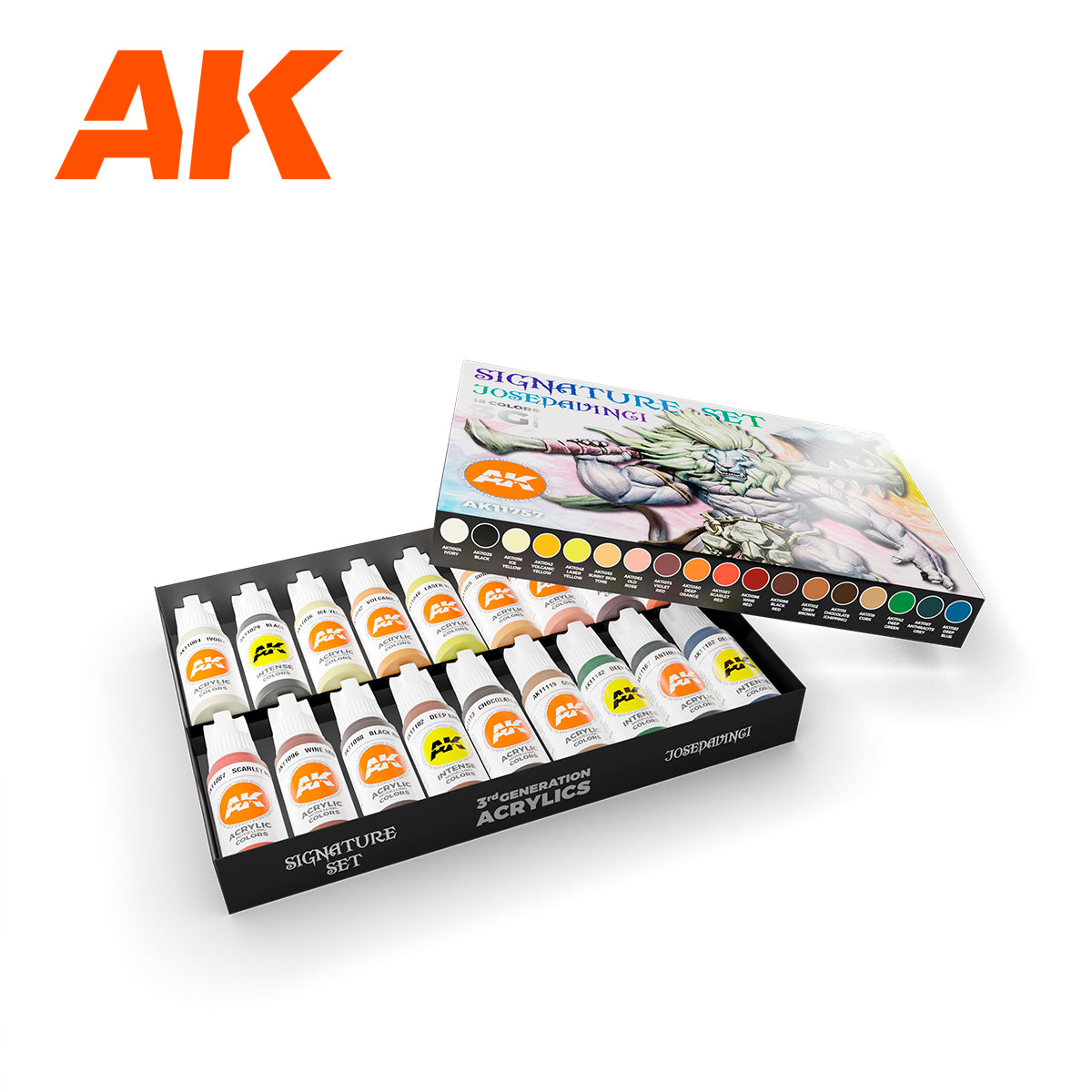 AK Interactive 3GEN: Signature Set - 18 Colors Selected by