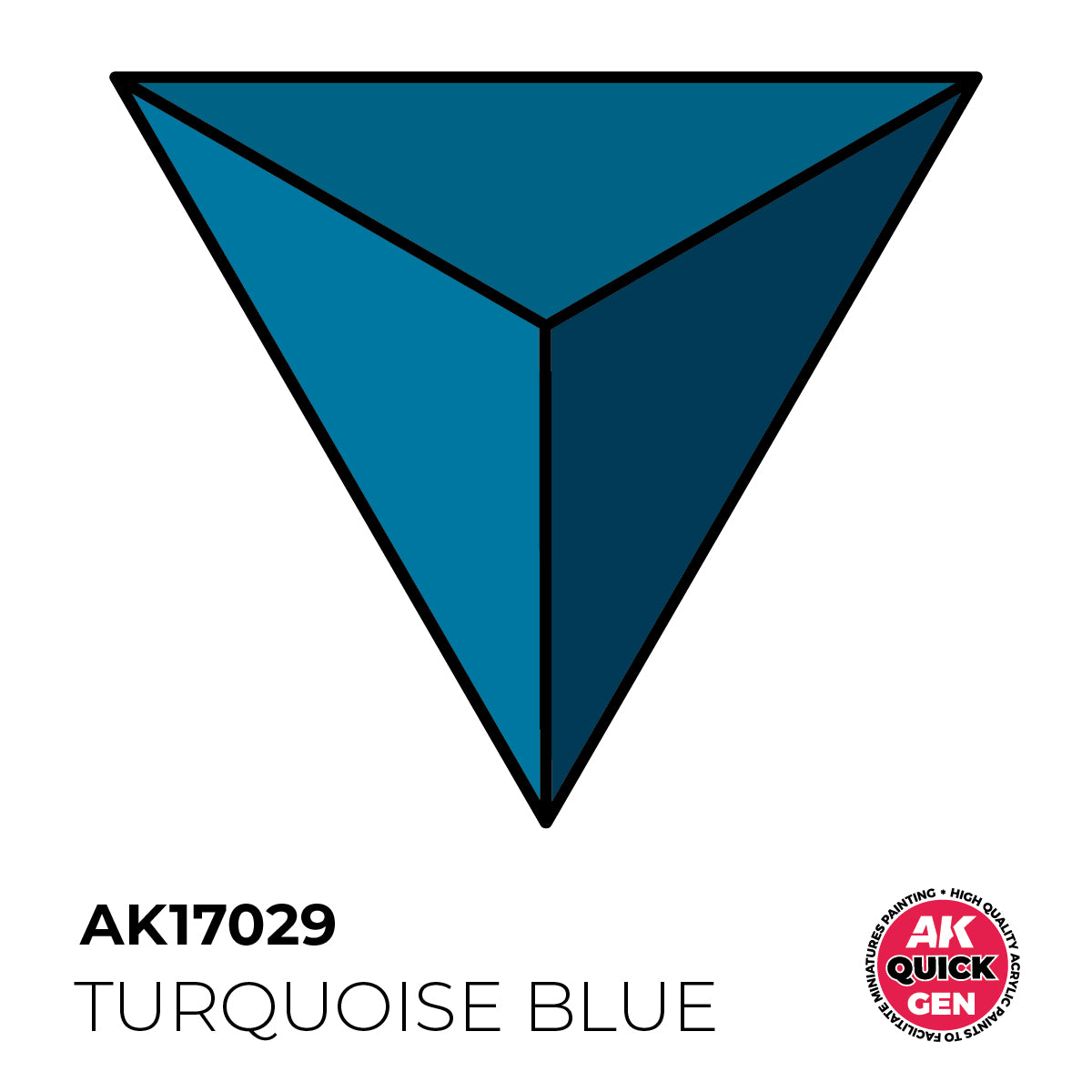 AK Interactive Quick Gen: Turquoise Blue (18ml) (AK17029