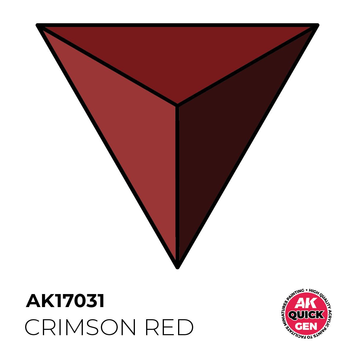 AK Interactive Quick Gen: Crimson Red (18ml) (AK17031) – Gnomish