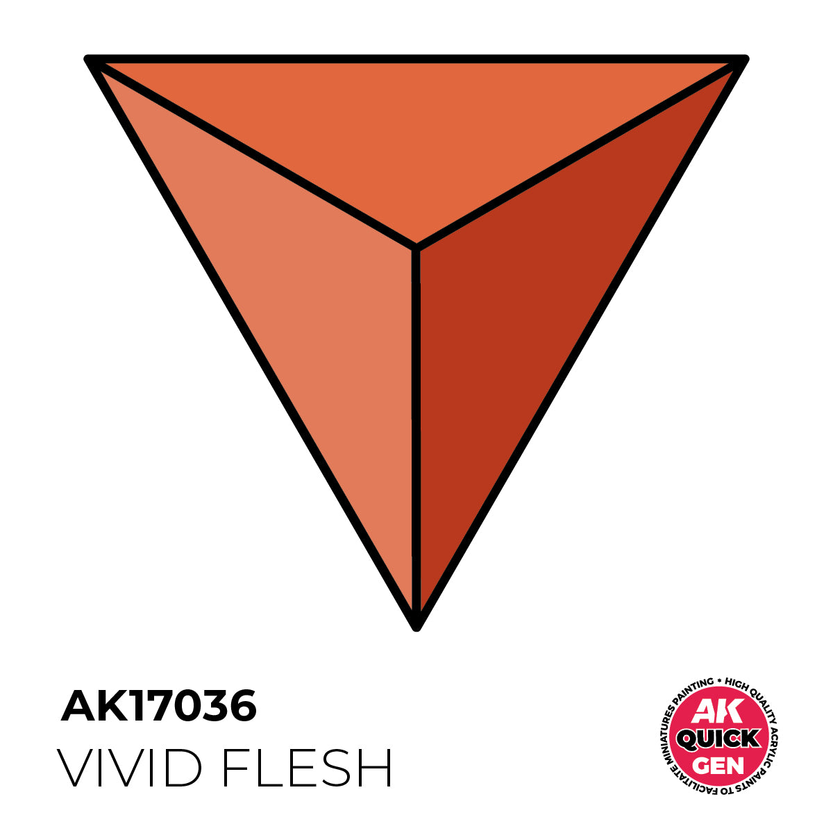 AK Interactive Quick Gen: Vivid Flesh (18ml) (AK17036) – Gnomish