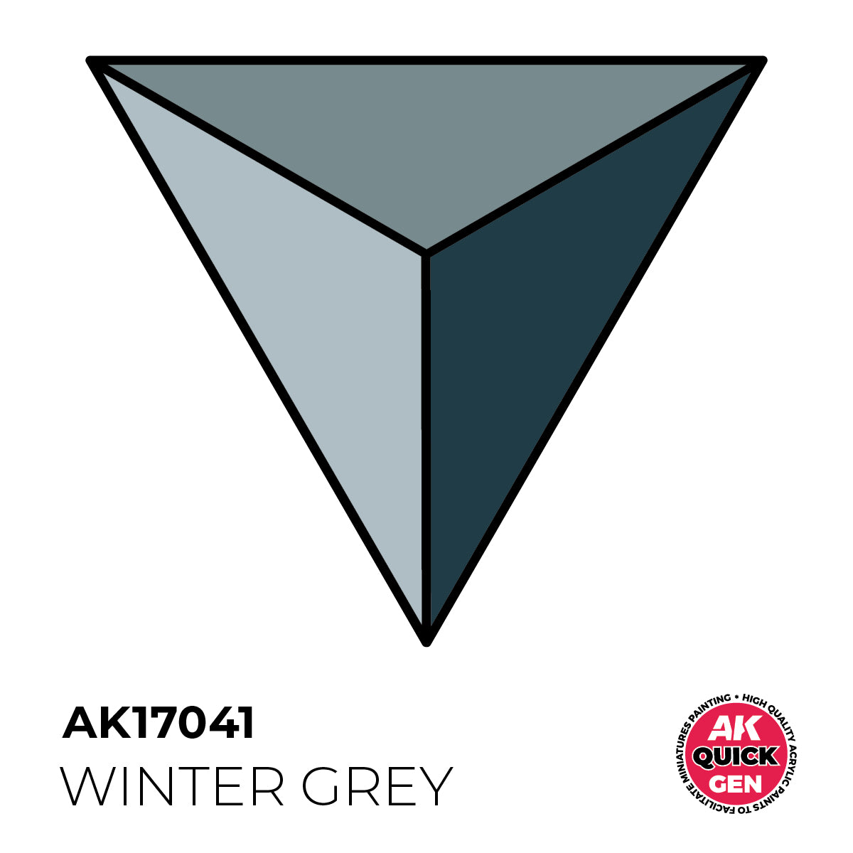 AK Interactive Quick Gen: Winter Grey (18ml) (AK17041) – Gnomish