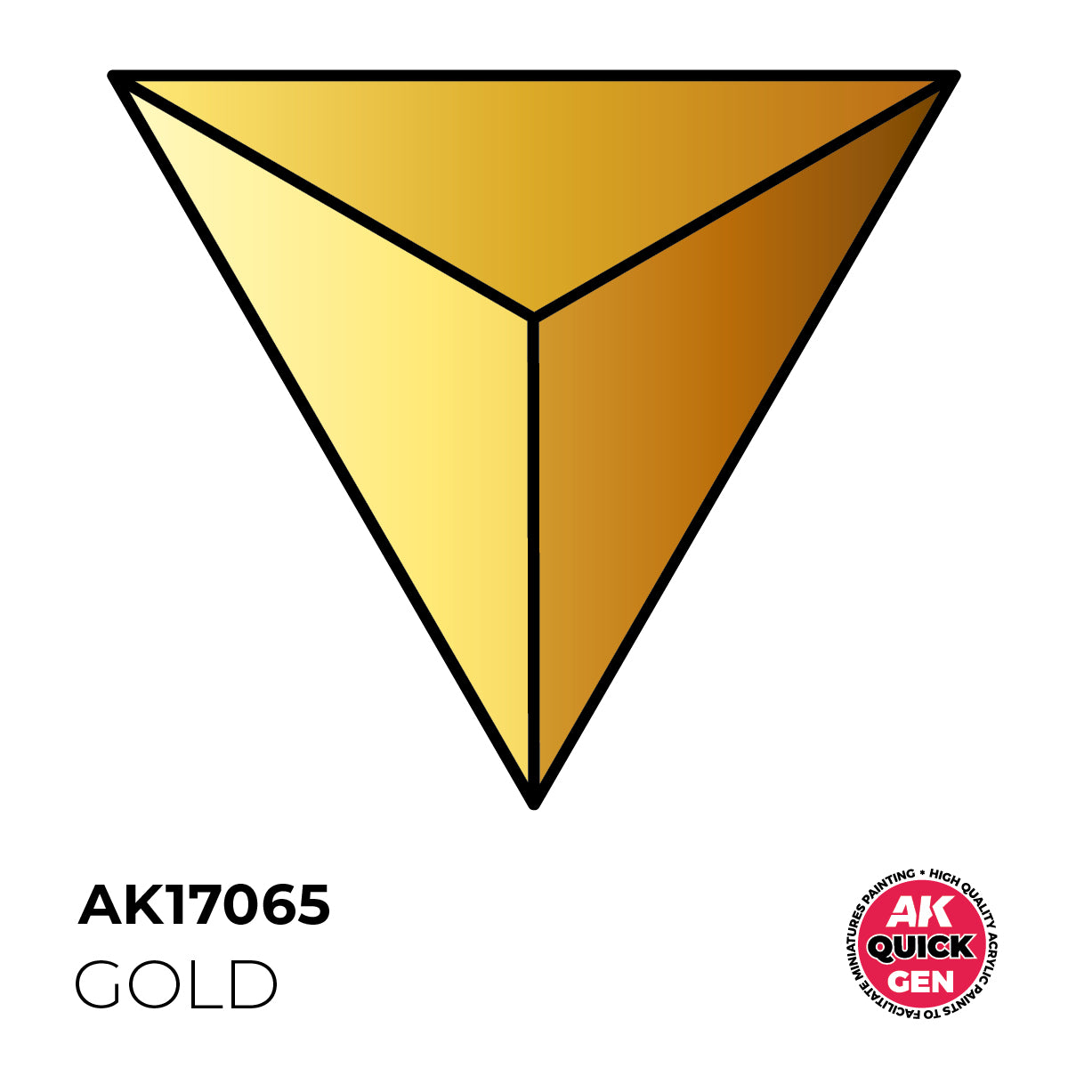 AK Interactive Quick Gen: Gold (Metallic) (18ml) (AK17065