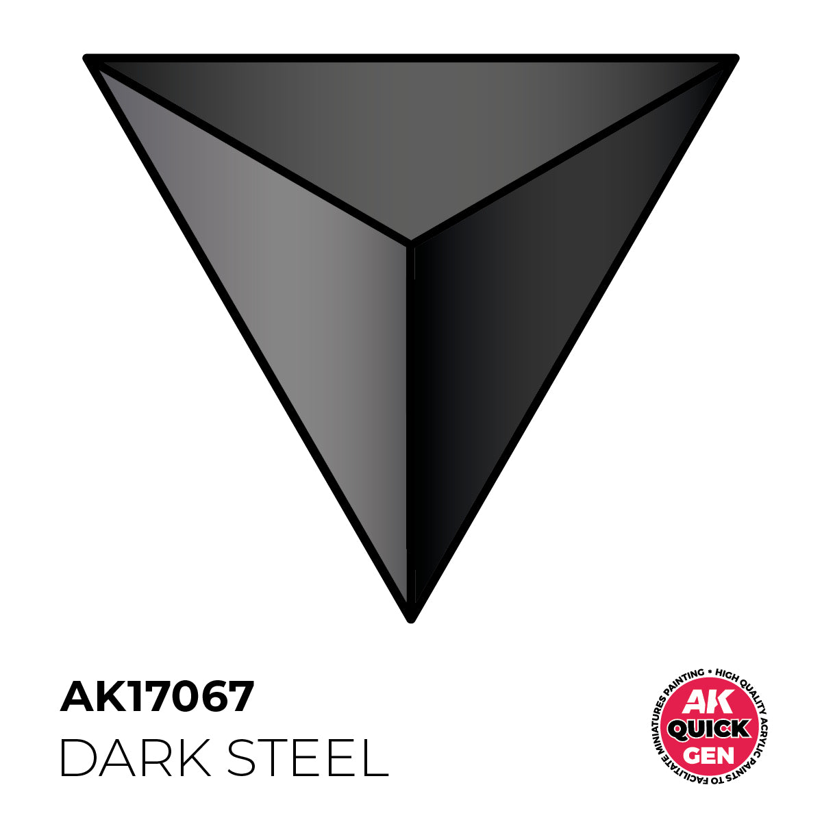 AK Interactive Quick Gen: Dark Steel (Metallic) (18ml) (AK17067