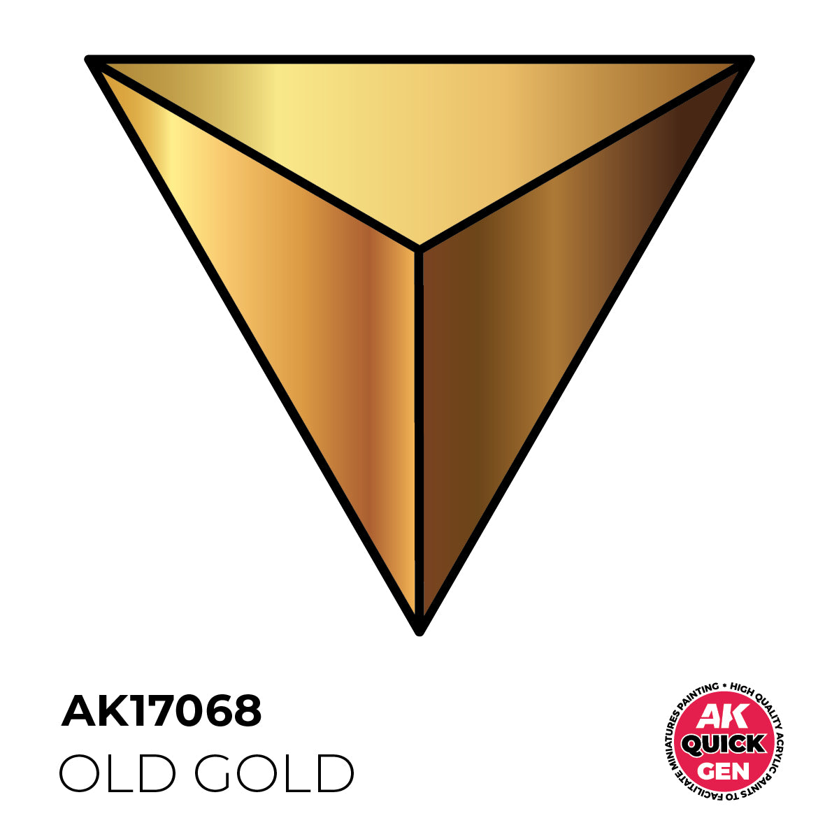 AK Interactive Quick Gen: Old Gold (Metallic) (18ml) (AK17068