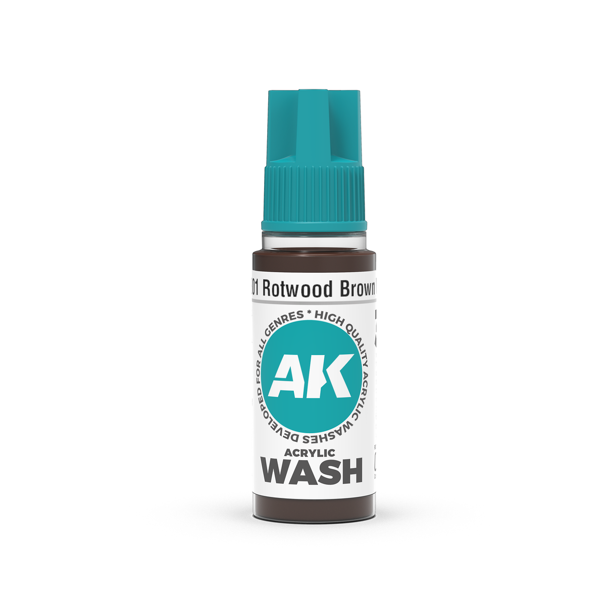 AK Interactive: Rotwood Brown Wash (18ml) (AK19301) – Gnomish Bazaar