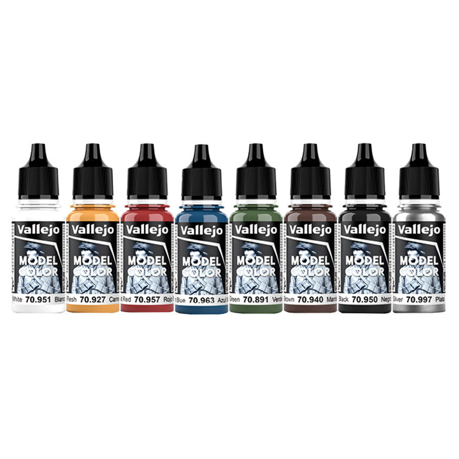 Vallejo Model Color Set: Wargames Basics (8) (70.260) - New