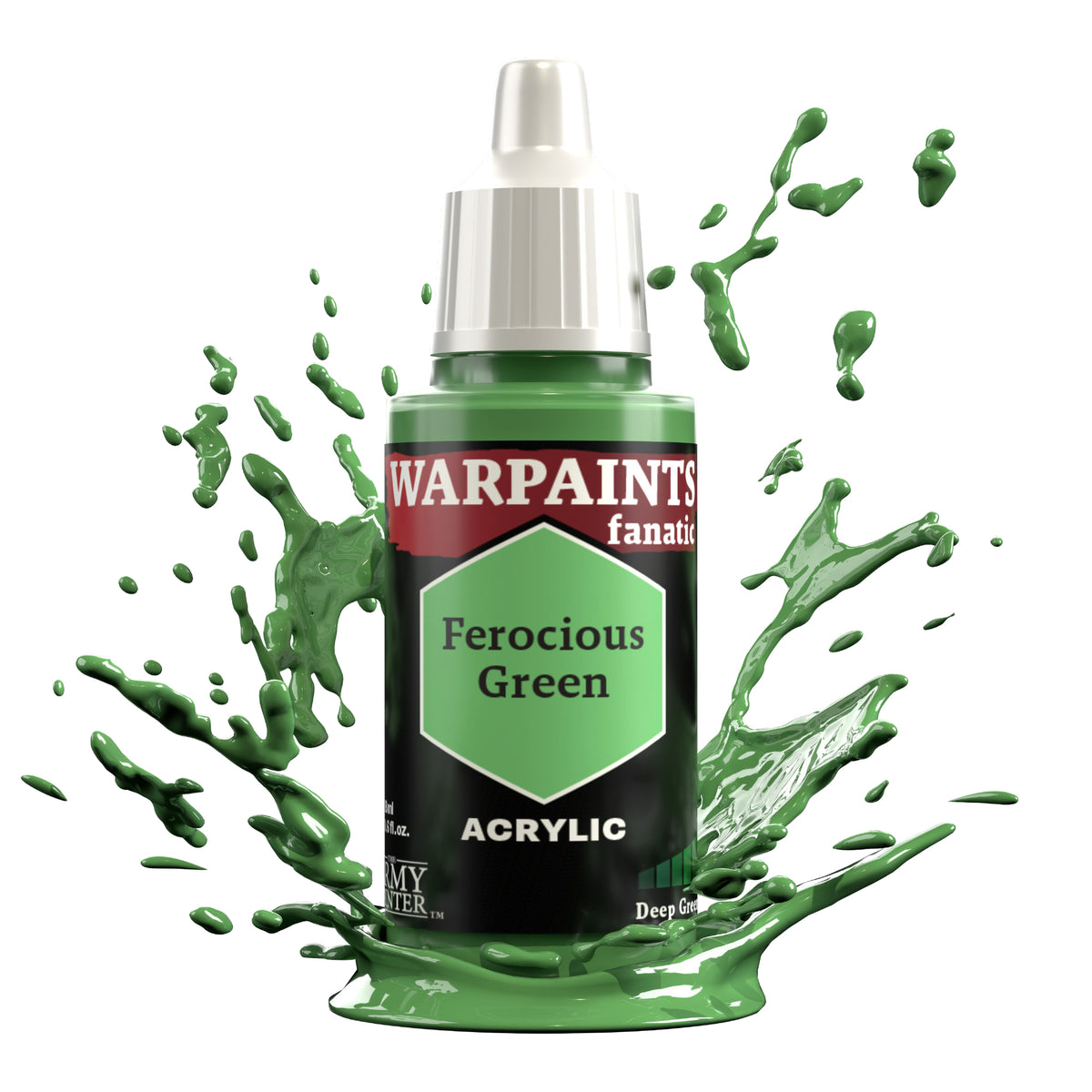The Army Painter Warpaints Fanatic: Ferocious Green (WP3054