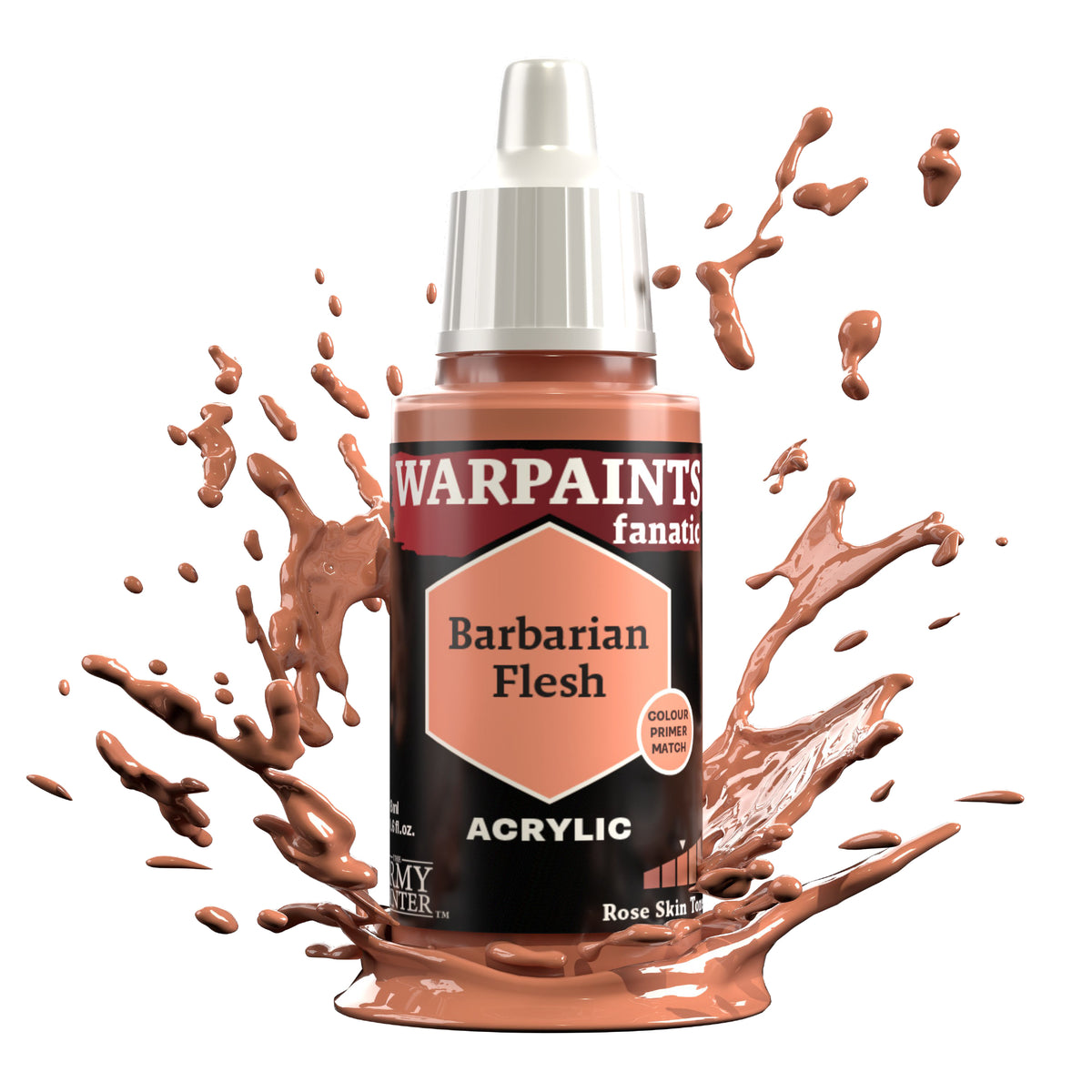 The Army Painter Ice Storm Warpaint - Acrylic Non-Toxic Heavily Pigmented Water Based Paint For Tabletop Miniature Model Painting