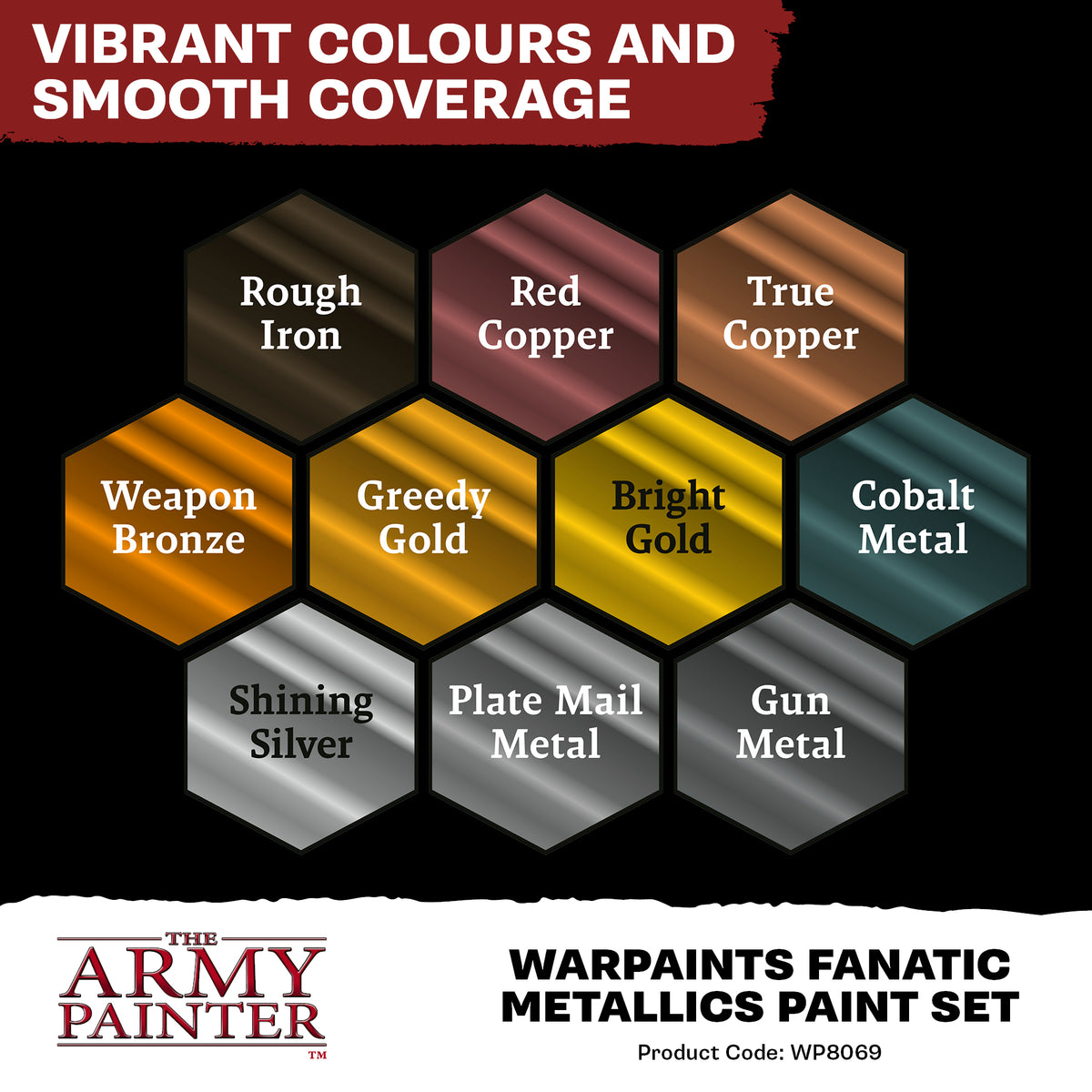 The Army Painter - Warpaints Fanatic - Metallics Set - Discount Games Inc