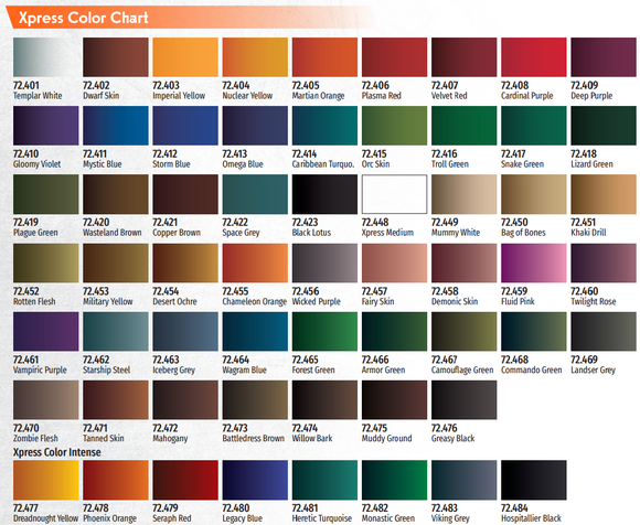 Vallejo Xpress Color - EZ-Buy Bundle (all 60 Xpress Color paints)
