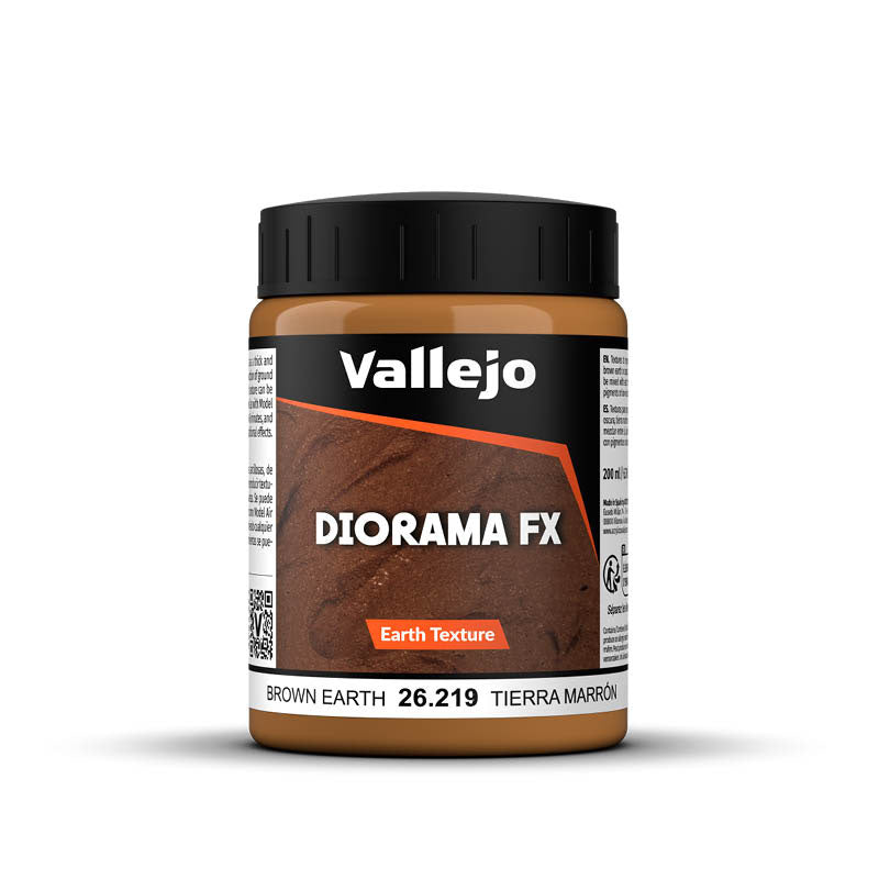 Vallejo Diorama FX: Brown Earth (200ml) (26.219) – Gnomish Bazaar
