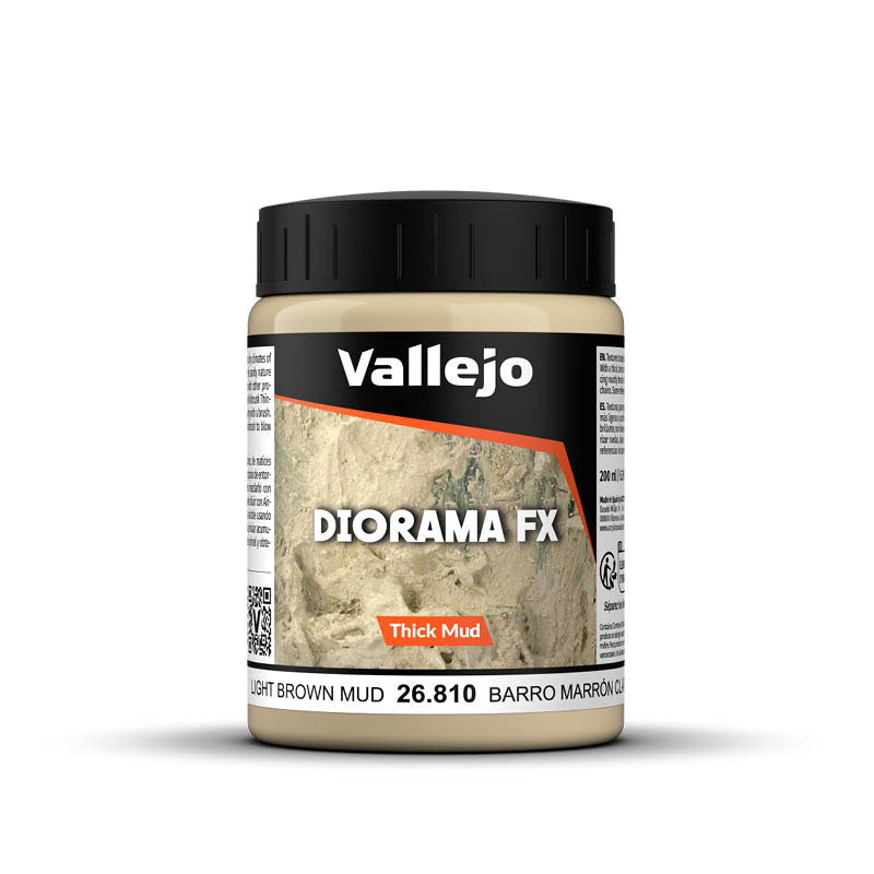Vallejo Diorama FX: Light Brown Mud (200ml) (26.810) – Gnomish Bazaar