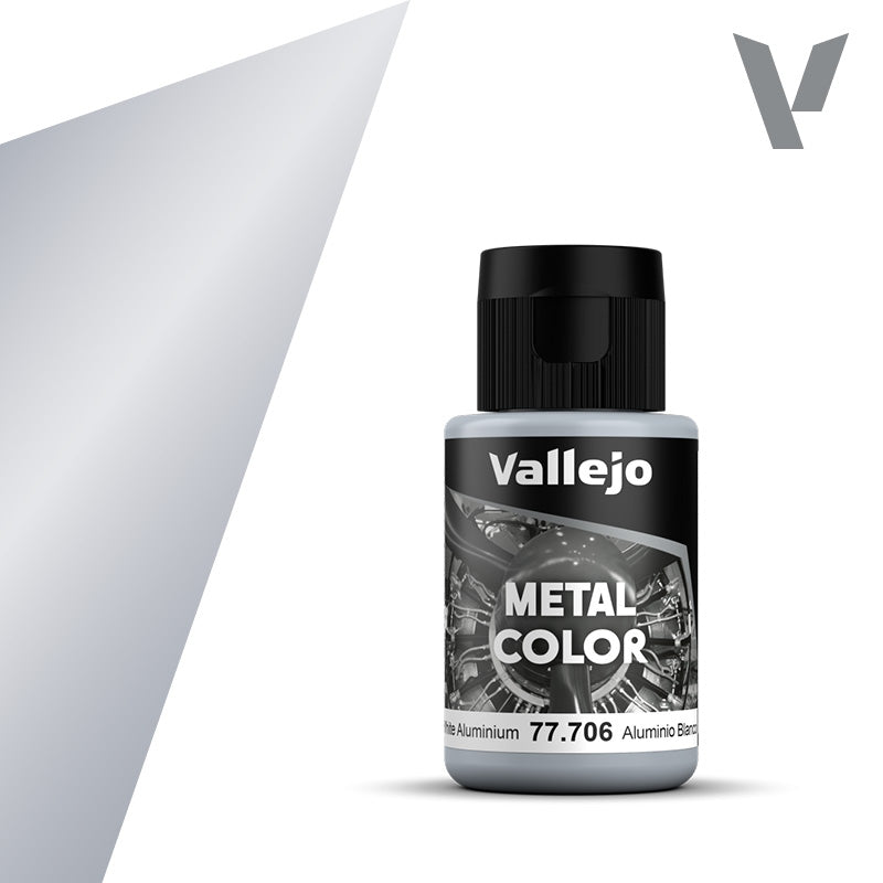Vallejo Metal Color: White Aluminium (77.706) – Gnomish Bazaar