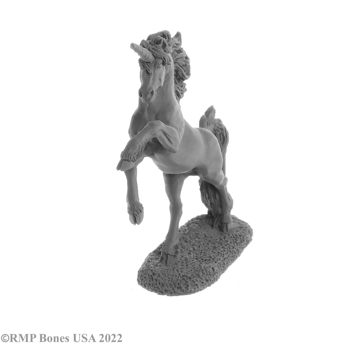 1 X Unicorn SILVERHORN - Reaper Bones Miniatura Para Juego De Rol