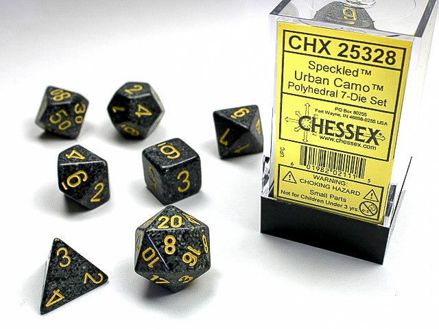 Chessex: Speckled Hurricane 7-Würfel RPG Set-CHX25317 Chessex: Speckled Hurricane 7-Würfel RPG Set-CHX25317