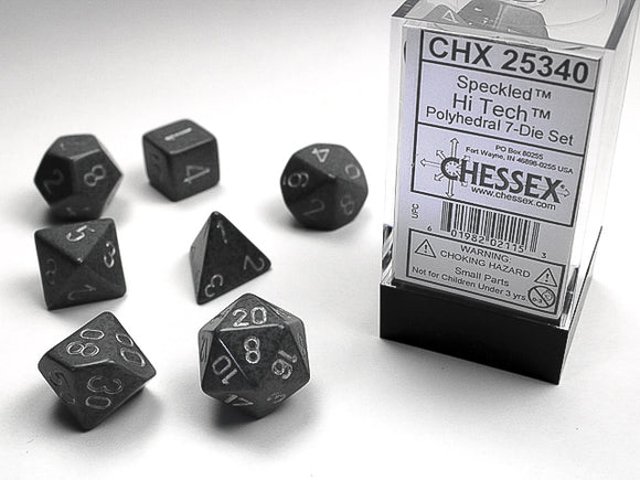 Chessex: Speckled - Hi-Tech - Polyhedral 7-Die Set (CHX25340)