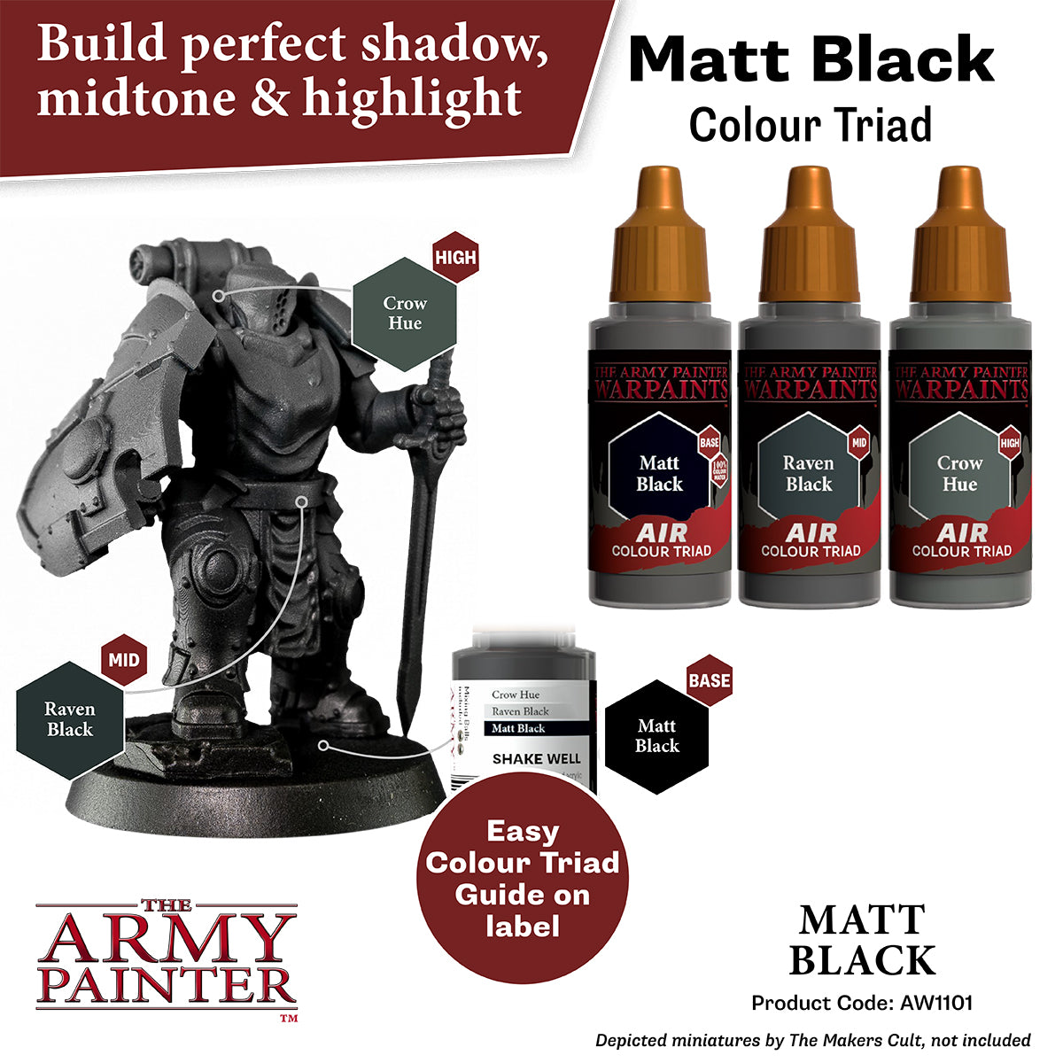 The Army Painter Air Paint Primer: Matt Black - Warpaints Model