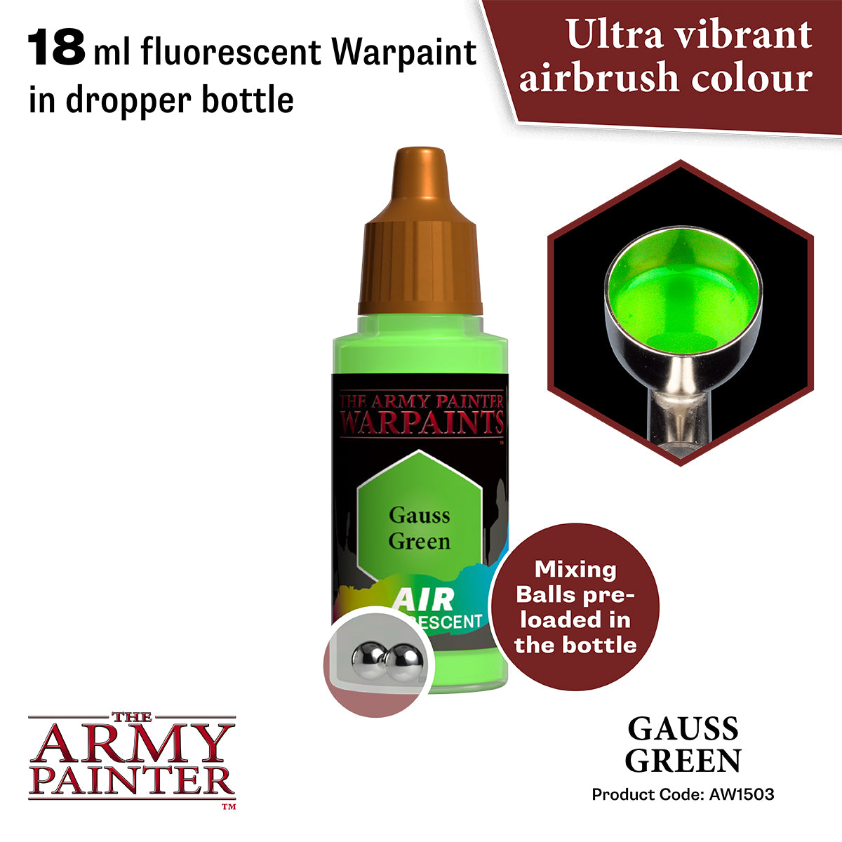 5oz Alphaflex Airbrush Paint - Army Green