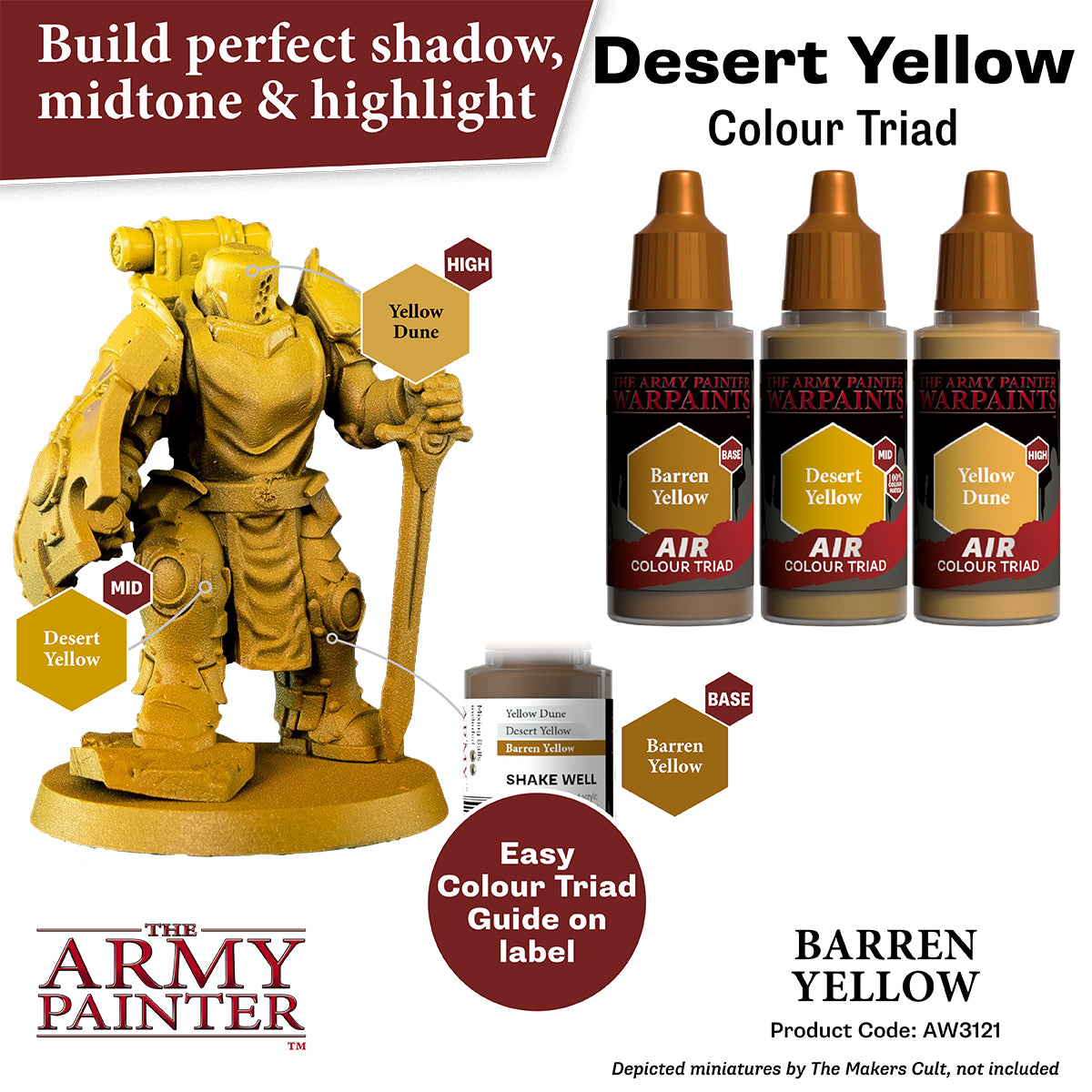 The Army Painter: Color Primer - Desert Yellow