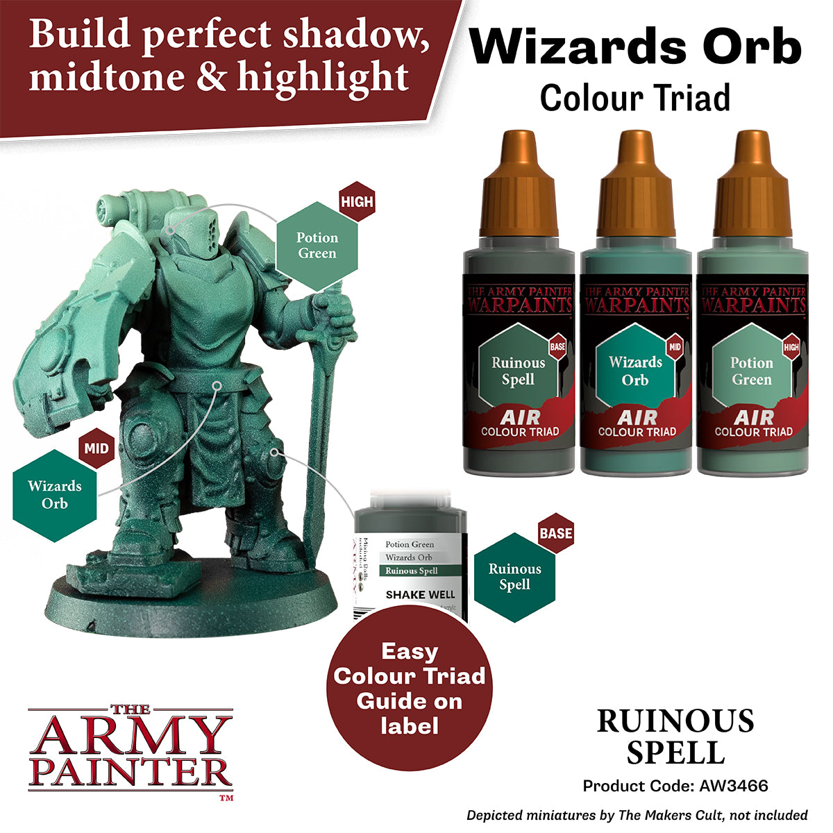 The Army Painter – Tagged Paint Pots– Mythicos