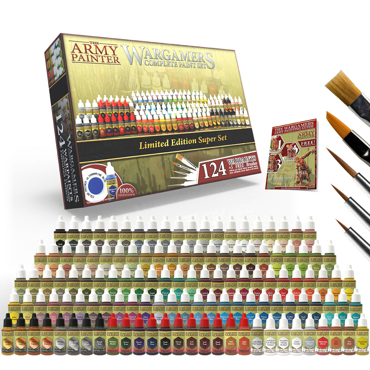 The Army Painter Warpaints Set: Wargamers Complete Paint Set (WP8022) –  Gnomish Bazaar