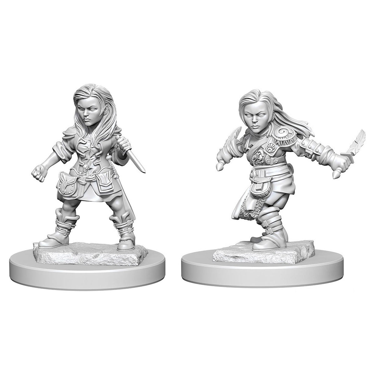 D&D Nolzur's Marvelous Miniatures: Halfling Rogue (Female) (72627) –  Gnomish Bazaar