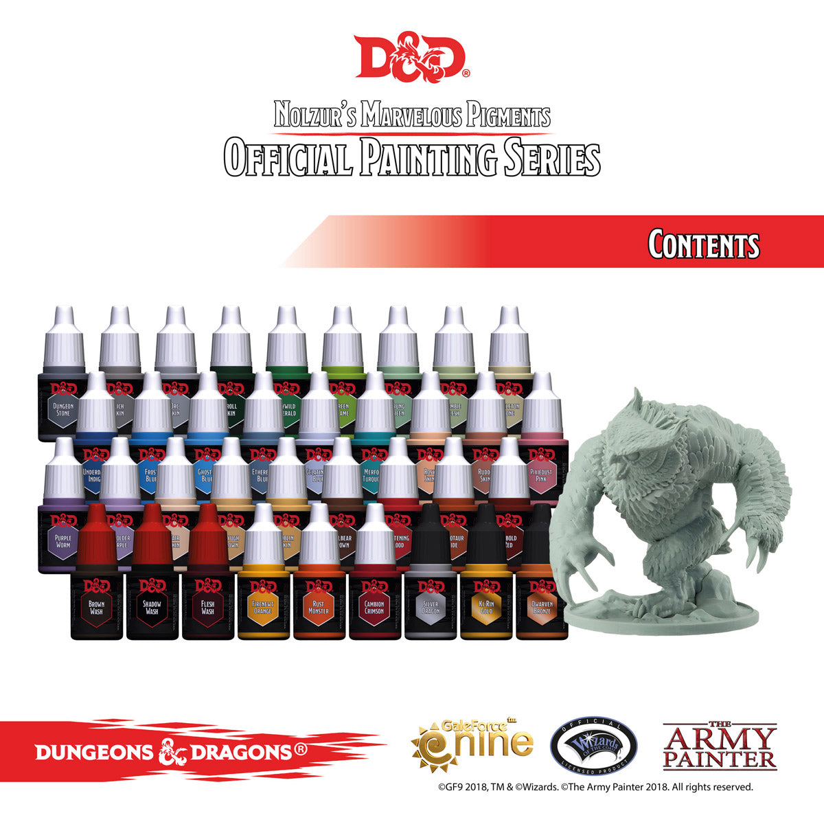 The Army Painter Dungeons and Dragons Miniatures-Nolzurs Marvelous Small Paint  Brush Set 