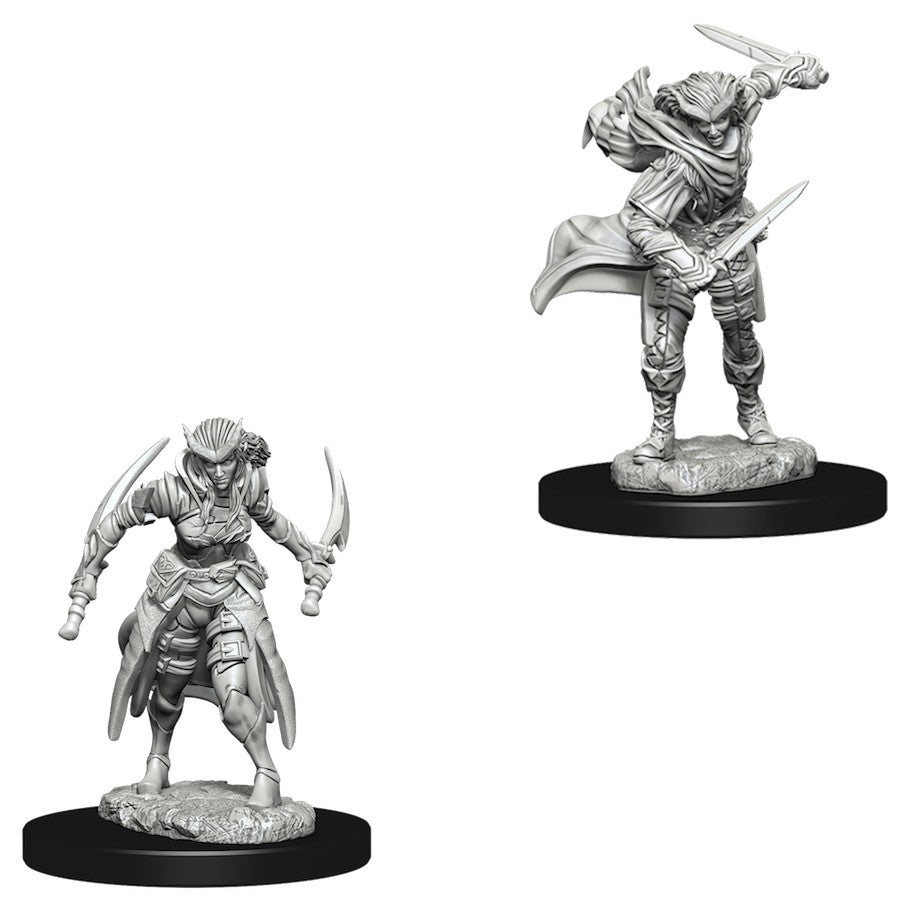 NECA D&D Premium Miniatur – Tiefling Brujo – Vorbemalte PVC-Figur, Mit Sichtfenster-Box, Für Rollenspiele