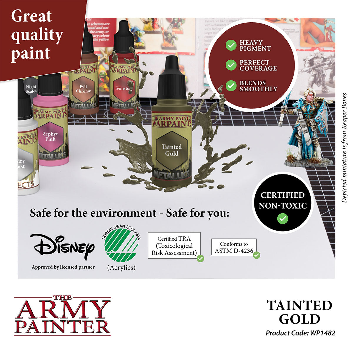 Army Painter Warpaints Air Metallics (Tainted Gold)