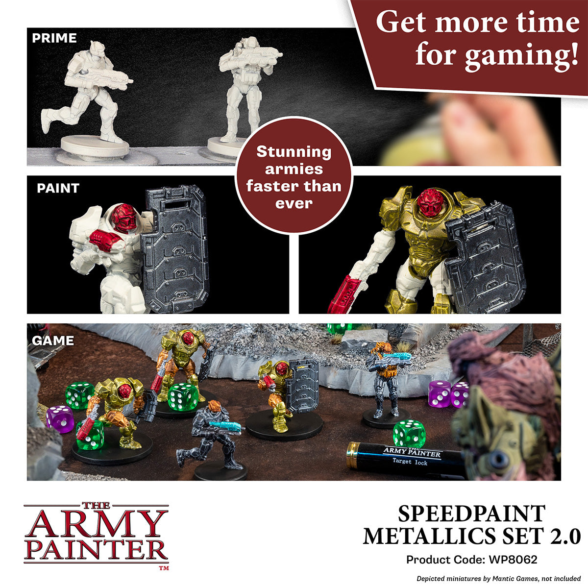 Speedpaint Metallics Set 2.0: Incl. 10 colours! - The Army Painter
