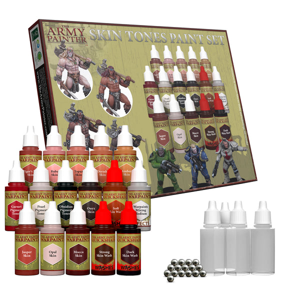 The Army Painter Warpaints Set: Skin Tones Paint Set (WP8909) - ORIGINAL FORMULA