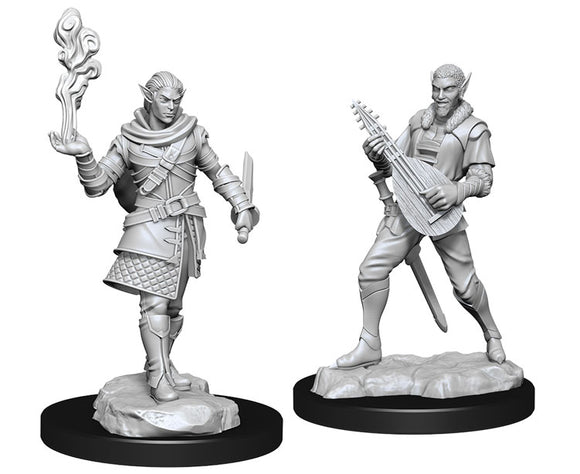 Critical Role Unpainted Miniatures: Pallid Elf Rogue and Bard (Male) (90381)