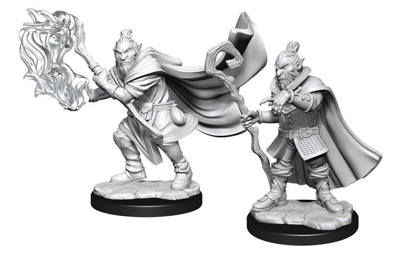 Critical Role Unpainted Miniatures: Hobgoblin Wizard and Druid (Male) (90389)