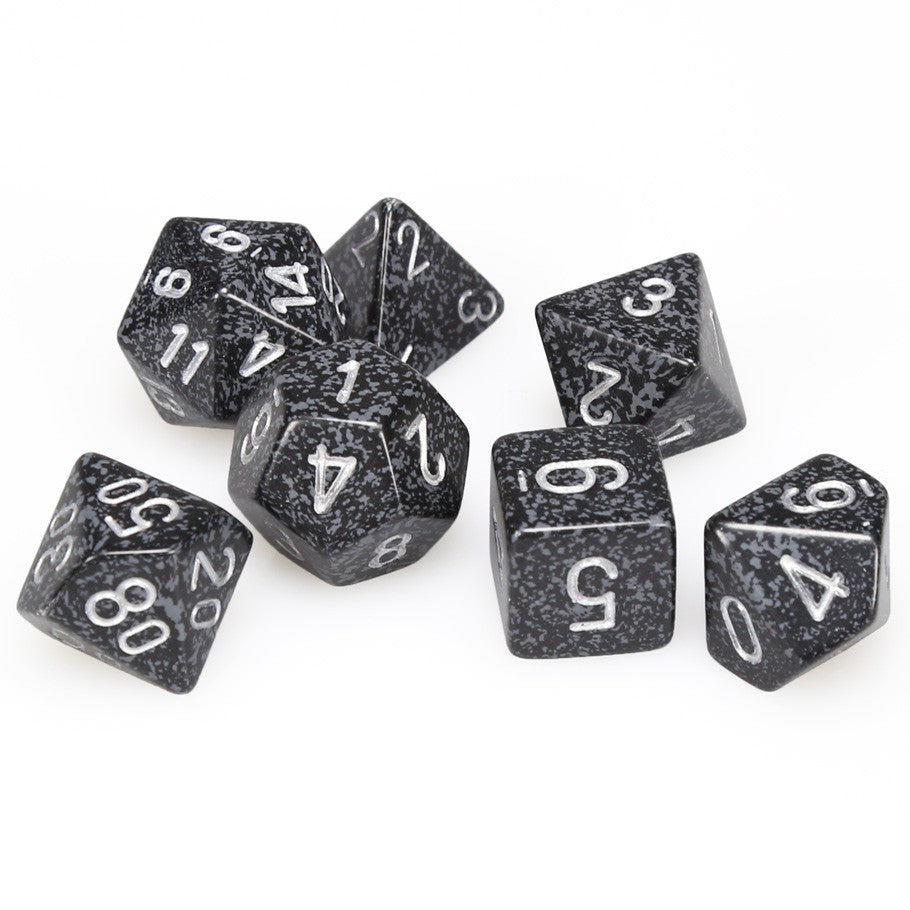 Chessex: Speckled - Ninja - Polyhedral 7-Die Set (CHX25318