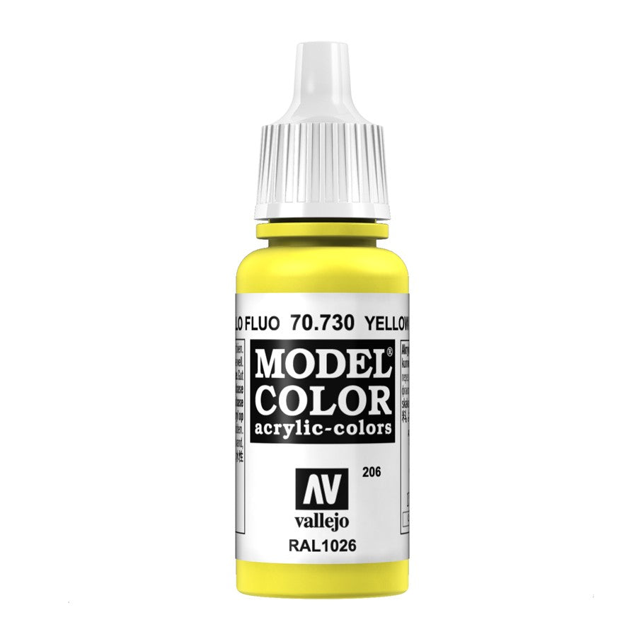 Vallejo Paint 60ml Bottle Metallic Yellow Premium 