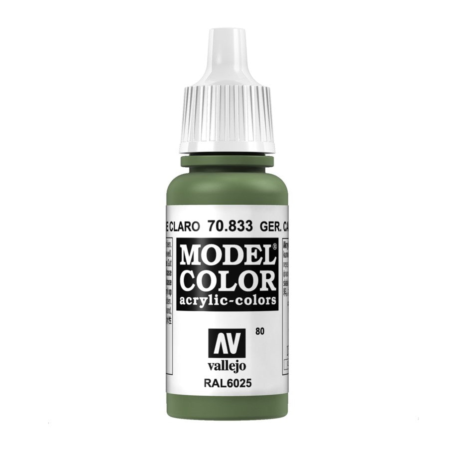 Vallejo 70.833 Model Color Acrylic Paint German Camouflage Bright Gree —  White Rose Hobbies
