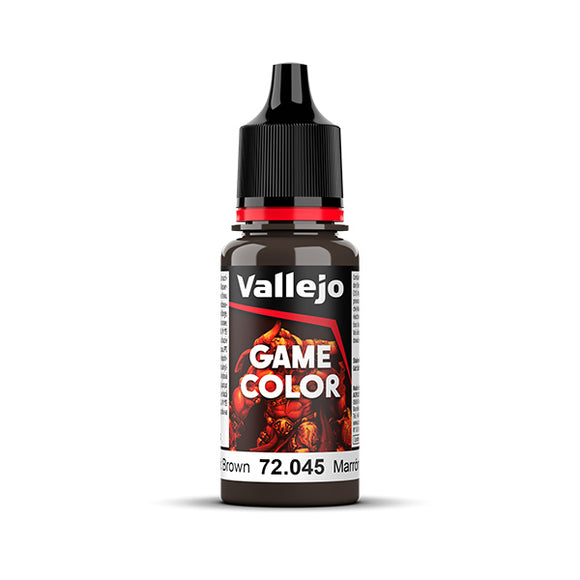 Vallejo Game Color: Charred Brown (72.045) - New Formula