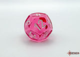 Chessex: Translucent - Pink/White - Polyhedral 7-Die Set (CHX23084)