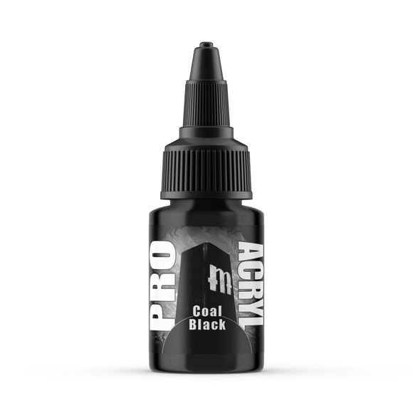 Monument Hobbies Pro Acryl: Coal Black (22ml) (MPA-002)