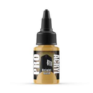 Monument Hobbies Pro Acryl: Bright Gold (Metallic) (22ml) (MPA-031)