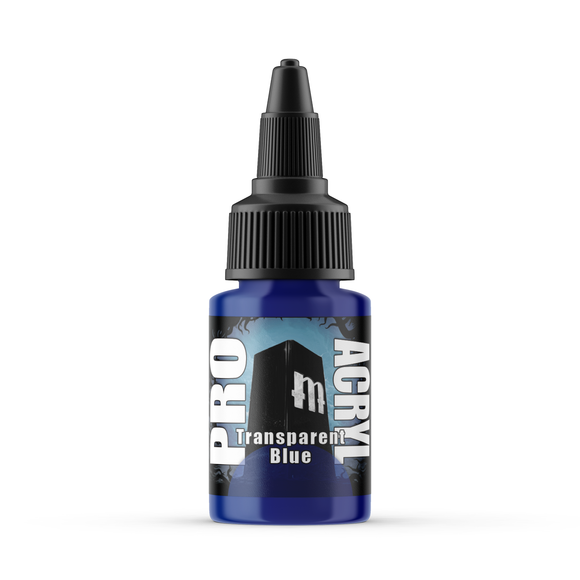 Monument Hobbies Pro Acryl: Transparent Blue (22ml) (MPA-046)