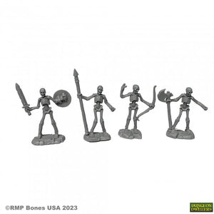 Reaper Bones USA: Skeleton Warriors (4) (07090)